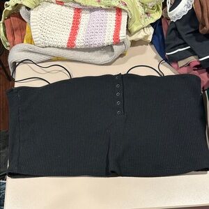 Aeropostale Black Crop Top